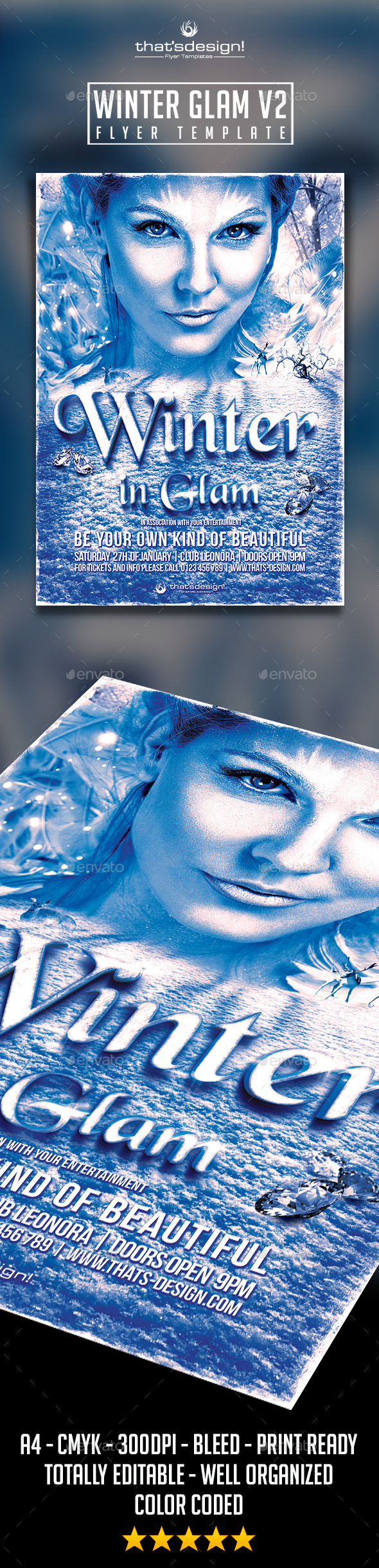GraphicRiver Winter Glam Flyer Template V2 9220862 GraphicRiver Winter Glam Flyer Template V2 9220862