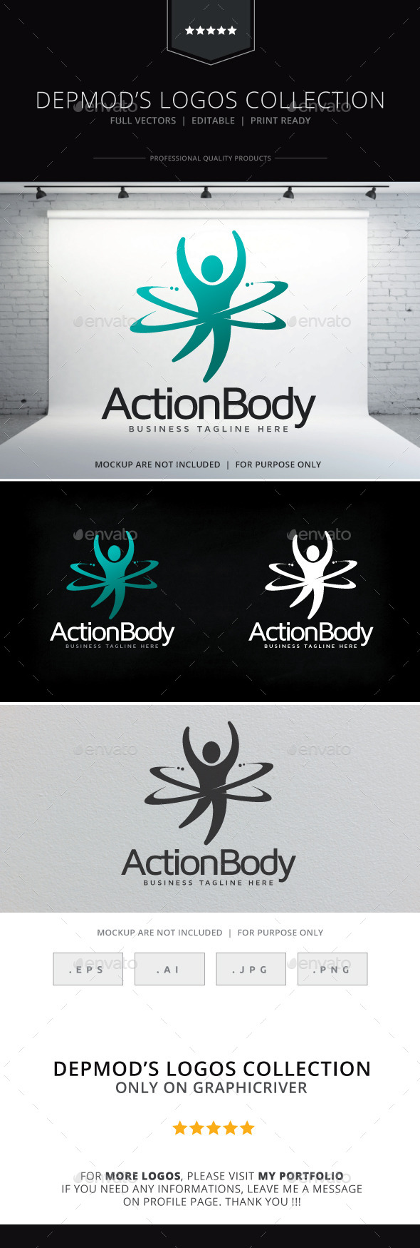 GraphicRiver Action Body Logo 9221229 GraphicRiver Action Body Logo 9221229