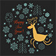 Christmas Deer Illustration - GraphicRiver Item for Sale