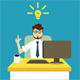 Businessman and Innovation Idea with Copyspace Businessman and Innovation Idea with Copyspace - GraphicRiver Item for Sale