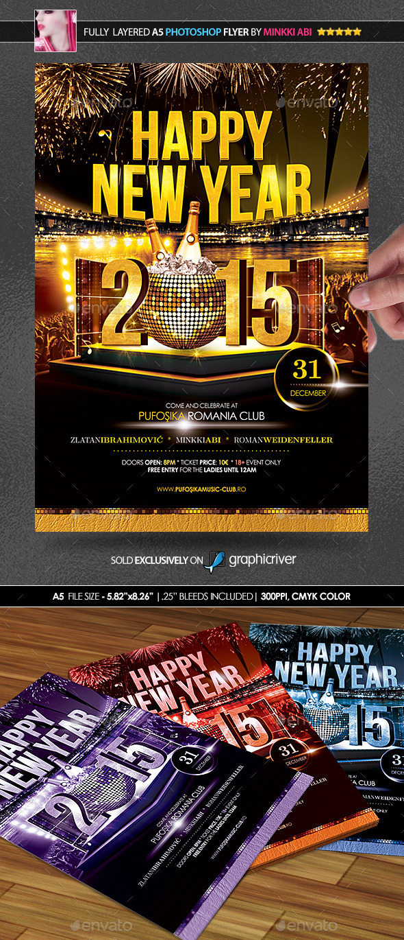 Happy New Year Poster Flyer Happy New Year Poster Flyer