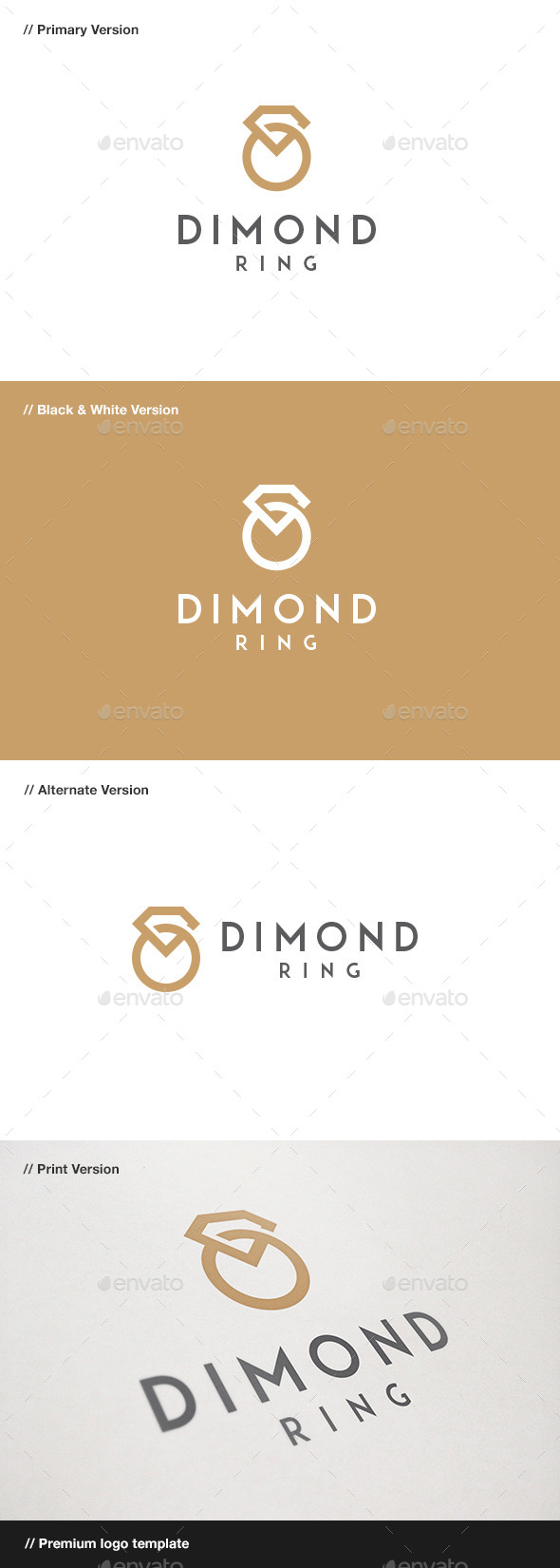 GraphicRiver Diamond Ring Jewelry Logo 9222381 GraphicRiver Diamond Ring Jewelry Logo 9222381