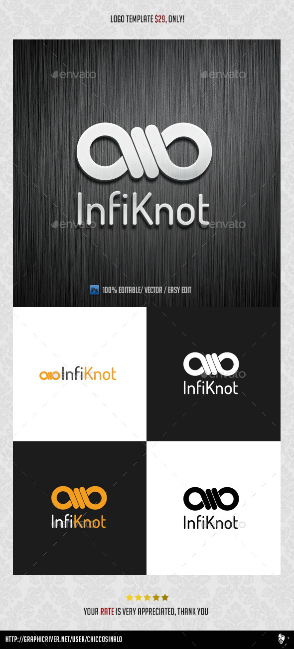 InfiKnot Logo Template InfiKnot Logo Template