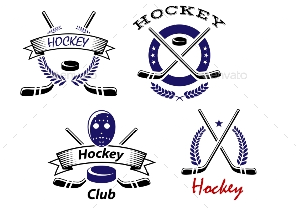 GraphicRiver Hockey Club and Team Emblems 9222601 GraphicRiver Hockey Club and Team Emblems 9222601
