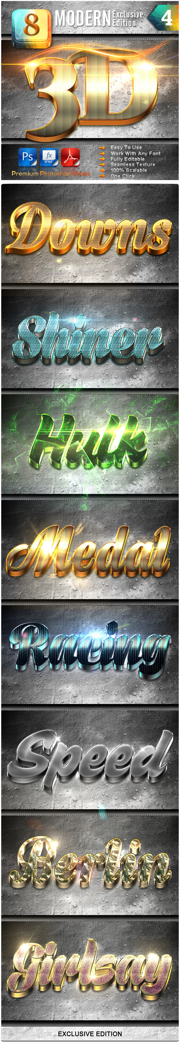 GraphicRiver 8 Modern 3D Exclusive Edition Vol.4 9222987 GraphicRiver 8 Modern 3D Exclusive Edition Vol.4 9222987