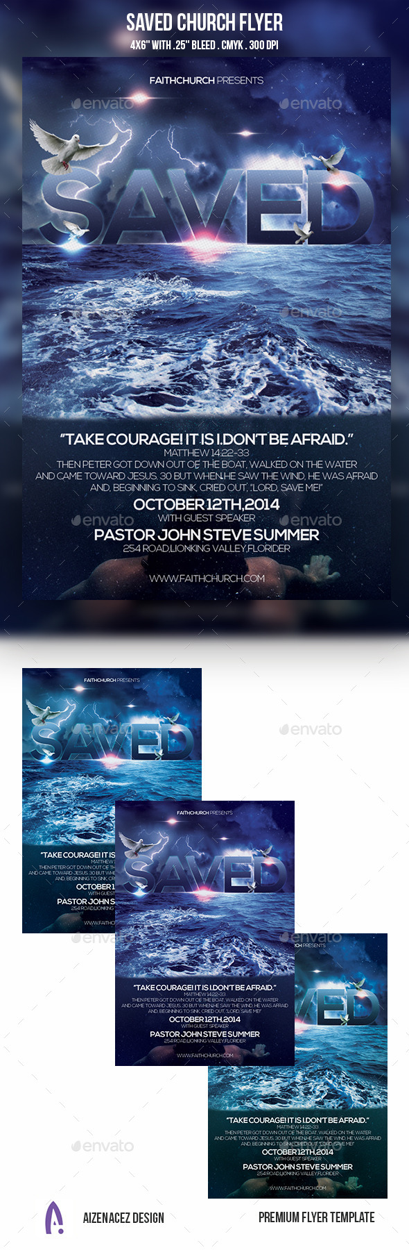 GraphicRiver Saved Church Flyer 9223539 GraphicRiver Saved Church Flyer 9223539