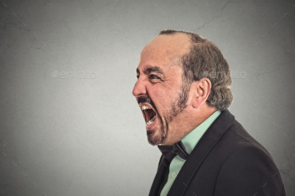 angry man screaming (Misc) Photo Download