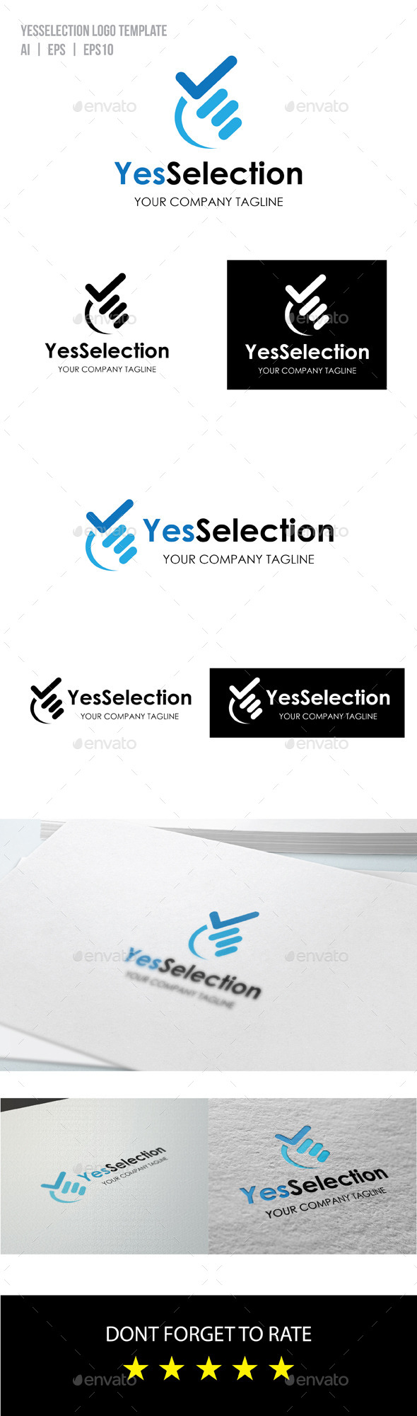 GraphicRiver Yes Selection Logo 9223680 GraphicRiver Yes Selection Logo 9223680