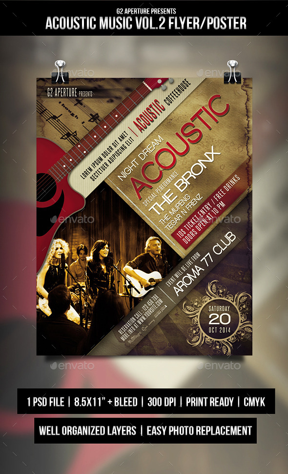 GraphicRiver Acoustic Music Flyer Poster Vol.2 9189817 GraphicRiver Acoustic Music Flyer Poster Vol.2 9189817