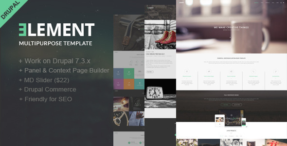 Element-Multipurpose Drupal Theme