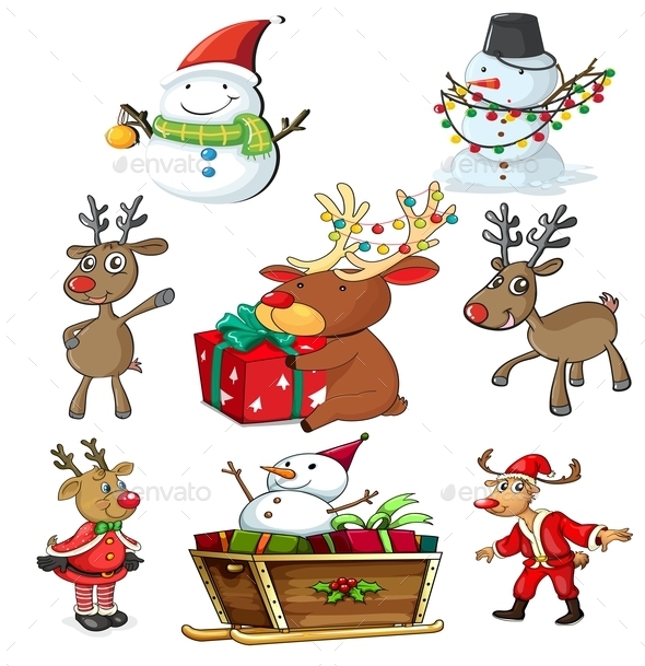 GraphicRiver A Set of Christmas Designs 9225446 GraphicRiver A Set of Christmas Designs 9225446