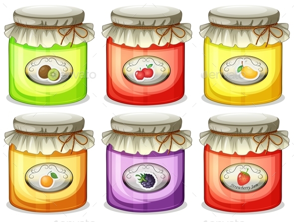 GraphicRiver Six different Jams 9225570 GraphicRiver Six different Jams 9225570