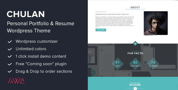 Chulan Personal Portfolio & Resume Theme Chulan Personal Portfolio & Resume Theme