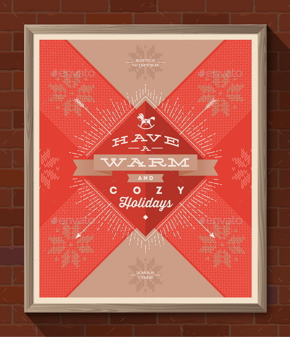 GraphicRiver Winter Holidays Greeting Poster 9226041 GraphicRiver Winter Holidays Greeting Poster 9226041