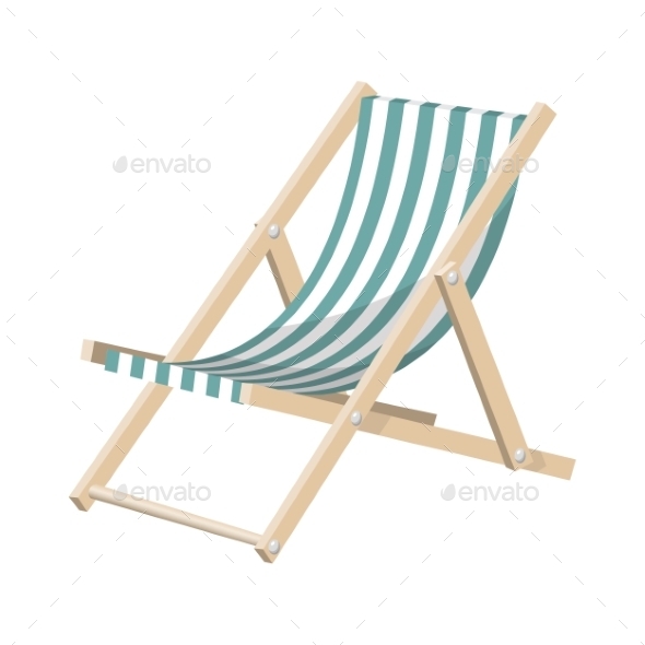 GraphicRiver Striped Sunchair 9226165 GraphicRiver Striped Sunchair 9226165