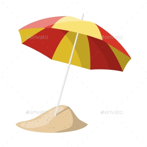 GraphicRiver Beach Umbrella 9226207 GraphicRiver Beach Umbrella 9226207