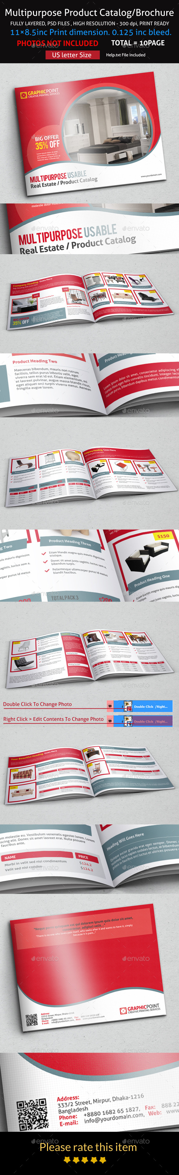 GraphicRiver Multipurpose Product Catalog Brochure 9226487 GraphicRiver Multipurpose Product Catalog Brochure 9226487