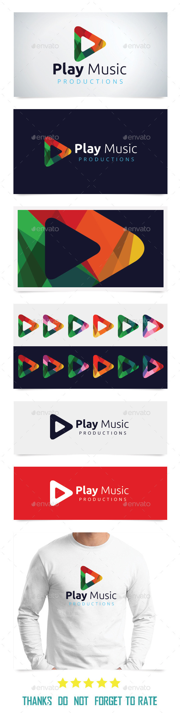 Play Music Logo Templates