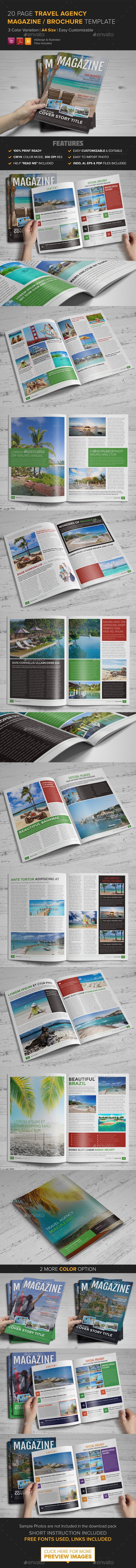 GraphicRiver Travel Agency Magazine Brochure Template InDesig 9227979 GraphicRiver Travel Agency Magazine Brochure Template InDesig 9227979