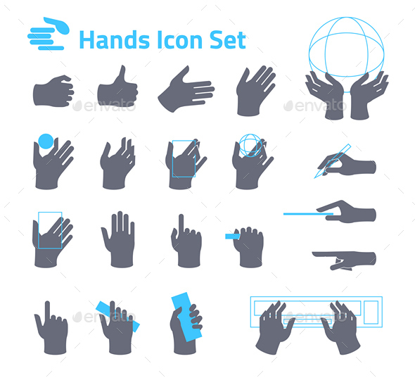 GraphicRiver Hands Icon Set for Website or Application 9228041 GraphicRiver Hands Icon Set for Website or Application 9228041