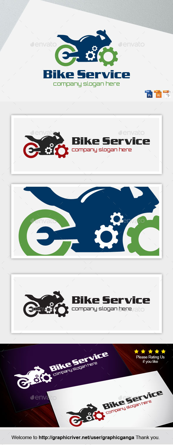GraphicRiver Bike Service 9228407 GraphicRiver Bike Service 9228407