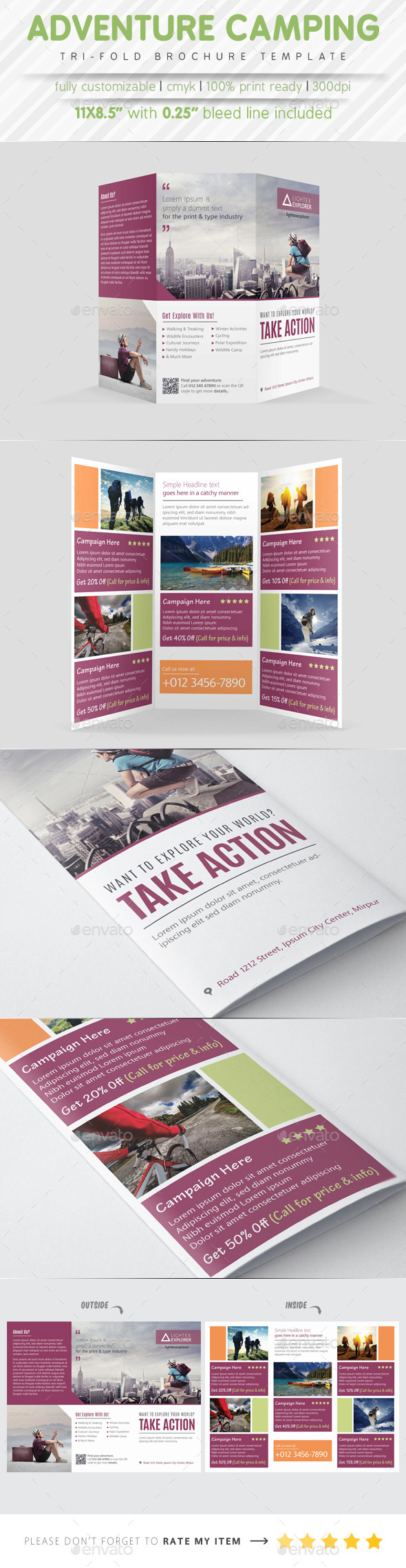 GraphicRiver Adventure Camping Tri Fold Brochure 9229940 GraphicRiver Adventure Camping Tri Fold Brochure 9229940