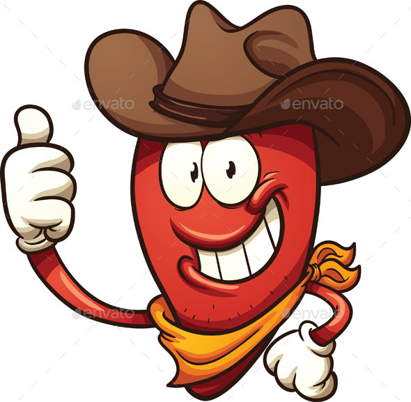 GraphicRiver Cowboy Chili Pepper 9231243 GraphicRiver Cowboy Chili Pepper 9231243