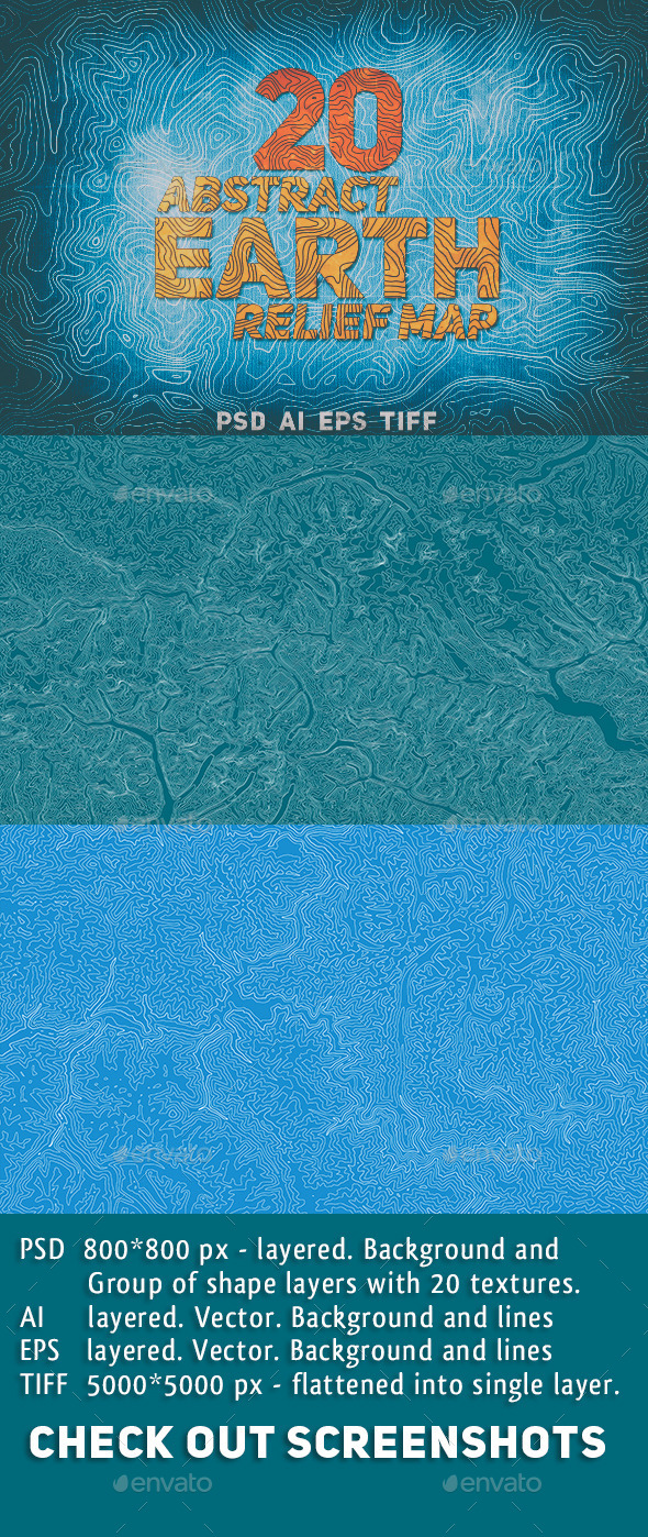 GraphicRiver 20 Abstract Earth Relief Maps 9231251 GraphicRiver 20 Abstract Earth Relief Maps 9231251
