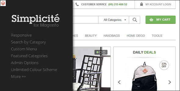 Simplicite Responsive Magento Theme