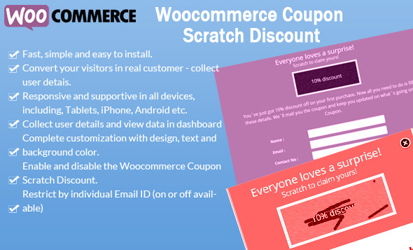 CodeCanyon WooCommerce Coupon Scratch Discount 9235287 CodeCanyon WooCommerce Coupon Scratch Discount 9235287