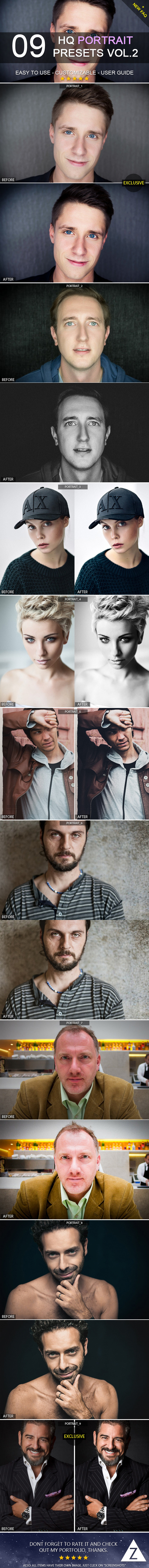 GraphicRiver 9 HQ Portrait Presets vol.2 9235831 GraphicRiver 9 HQ Portrait Presets vol.2 9235831