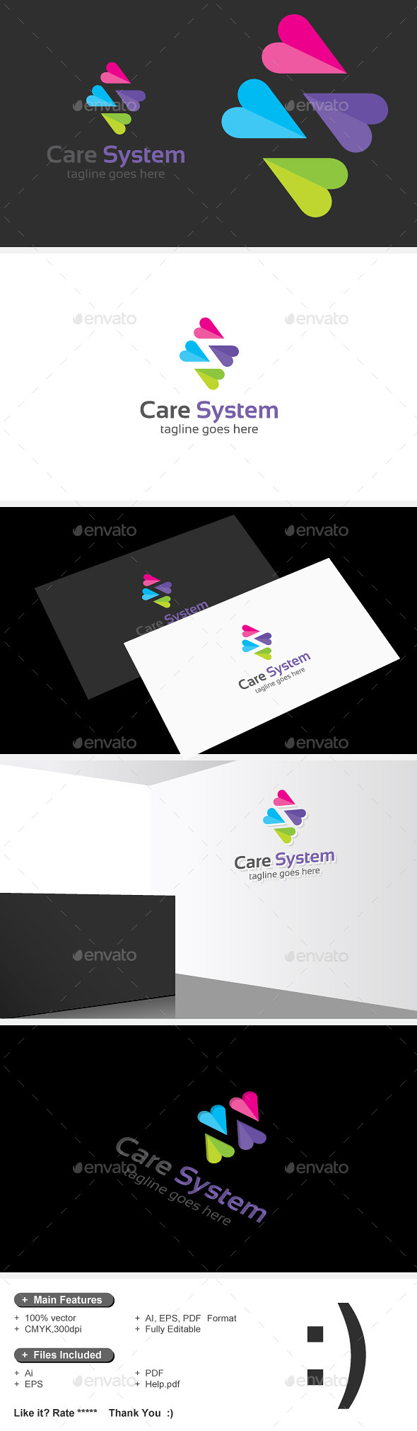 GraphicRiver S Care & Heart Logo Template 9236440 GraphicRiver S Care & Heart Logo Template 9236440