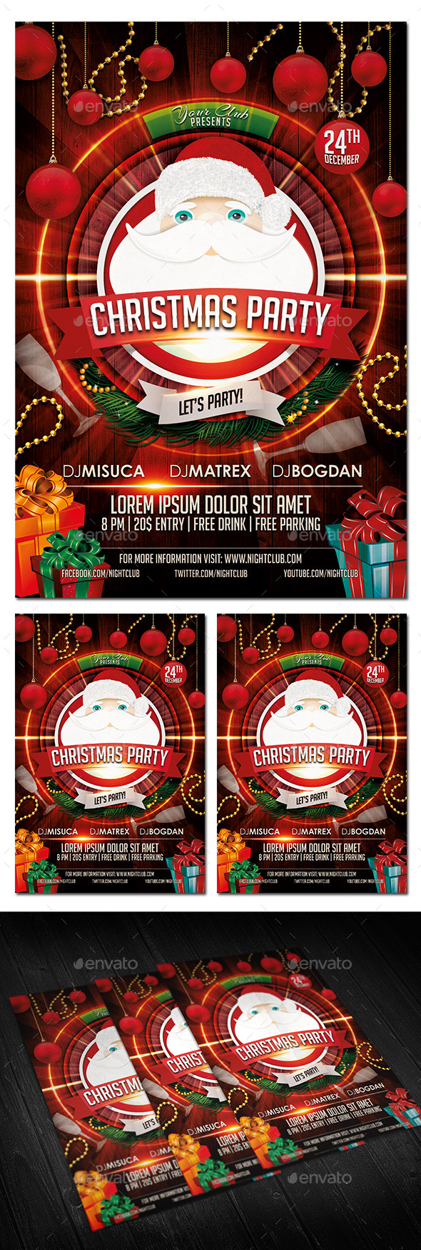 GraphicRiver Christmas Party Flyer 9236441 GraphicRiver Christmas Party Flyer 9236441