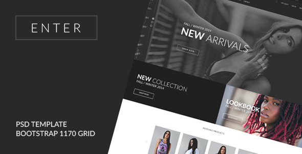 ThemeForest ENTER eCommerce PSD Template 9236804 ThemeForest ENTER eCommerce PSD Template 9236804