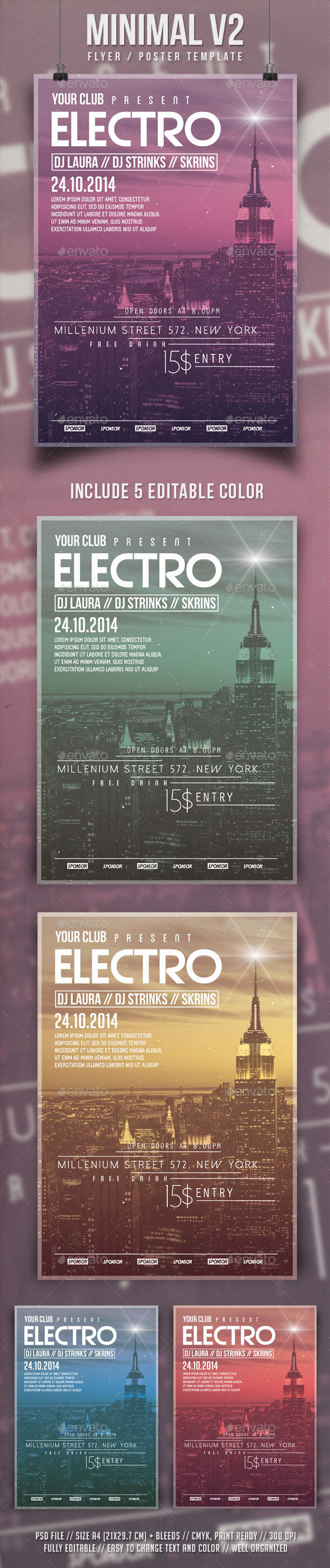 GraphicRiver Minimal V2 Flyer Template 9237361 GraphicRiver Minimal V2 Flyer Template 9237361