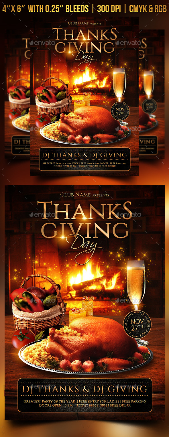 GraphicRiver Thanksgiving Day Flyer Template 9237644 GraphicRiver Thanksgiving Day Flyer Template 9237644