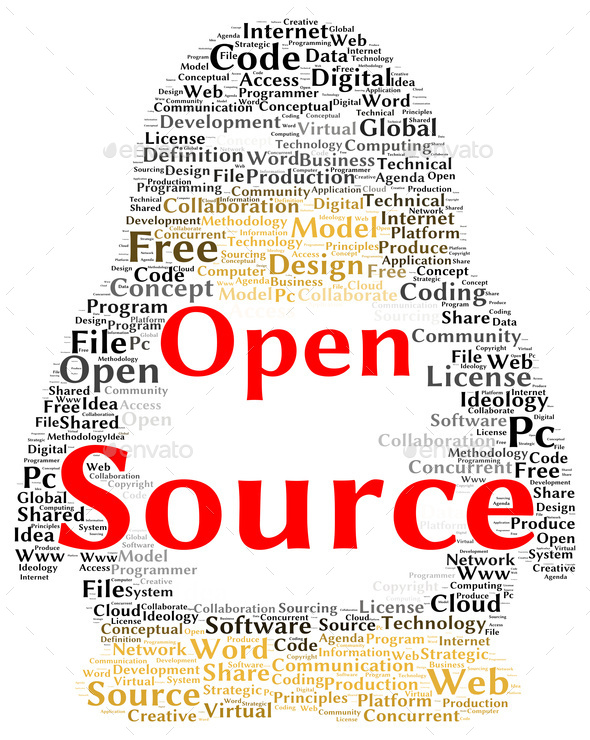 Open source word cloud shape