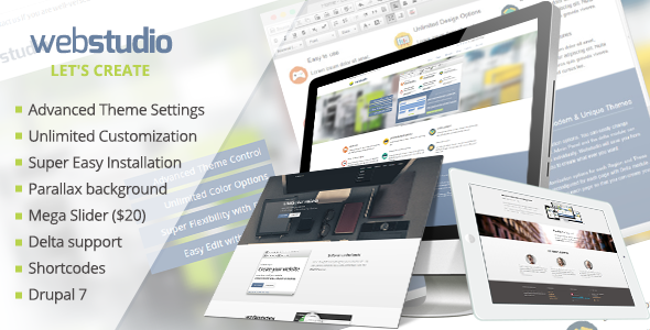 Webstudio: Responsive Multipurpose Drupal 7 Theme