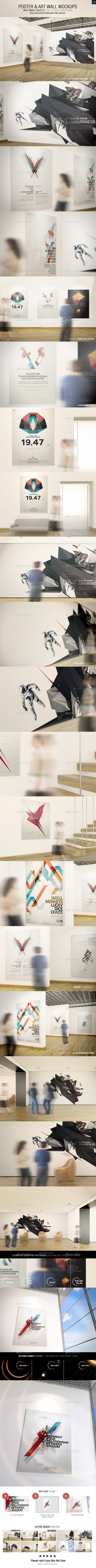 GraphicRiver Poster and Art Wall Mockups 9239351 GraphicRiver Poster and Art Wall Mockups 9239351