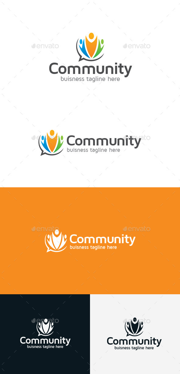 GraphicRiver Community Logo 9241055 GraphicRiver Community Logo 9241055