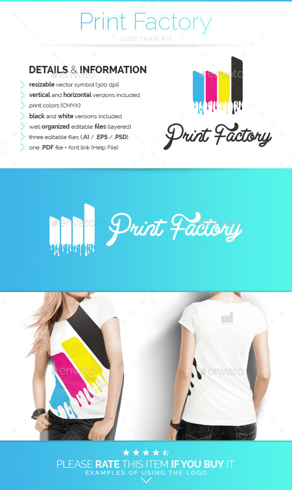 GraphicRiver Print Factory Logo Template 9242537 GraphicRiver Print Factory Logo Template 9242537