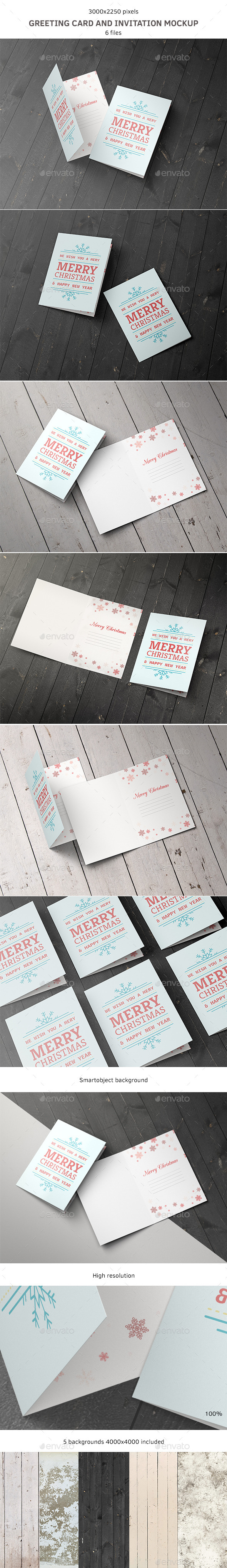 GraphicRiver Greeting Card and Invitation Mockup 9242599 GraphicRiver Greeting Card and Invitation Mockup 9242599