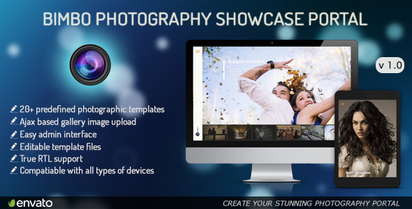 CodeCanyon Bimbo Photography Showcase Portal 9243506 CodeCanyon Bimbo Photography Showcase Portal 9243506
