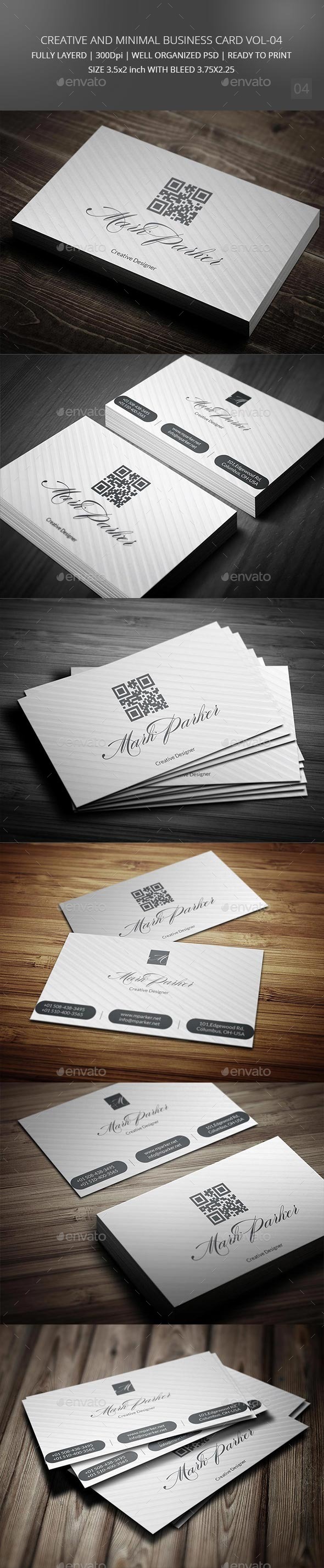 GraphicRiver Creative and Minimal Business Card Vol-04 9243947 GraphicRiver Creative and Minimal Business Card Vol-04 9243947