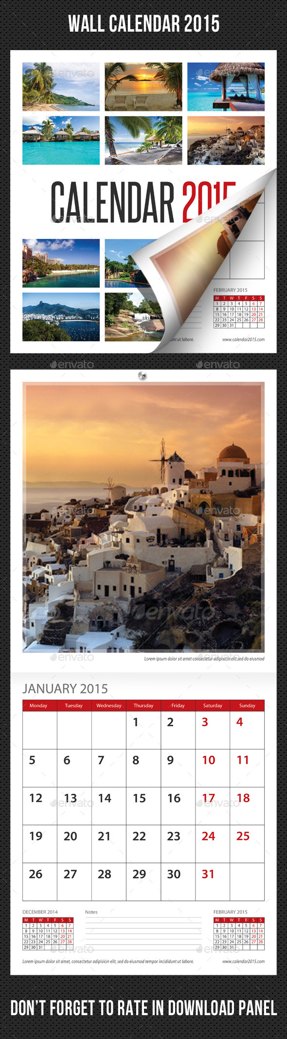 GraphicRiver Wall Calendar 2015 V02 9244790 GraphicRiver Wall Calendar 2015 V02 9244790