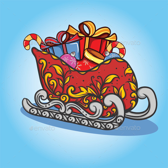 GraphicRiver Christmas Train 9249341 GraphicRiver Christmas Train 9249341