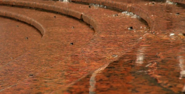 Red Granite Under Water Red Granite Under Water