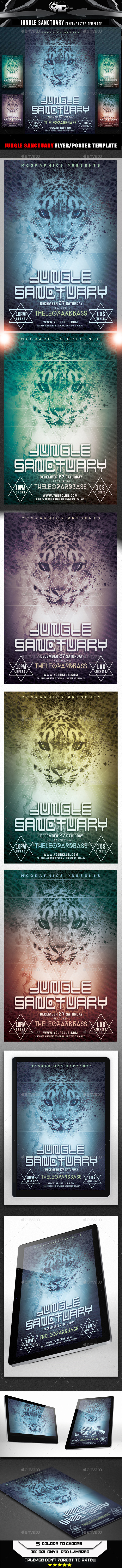 GraphicRiver Jungle Sanctuary Flyer Template 9253713 GraphicRiver Jungle Sanctuary Flyer Template 9253713