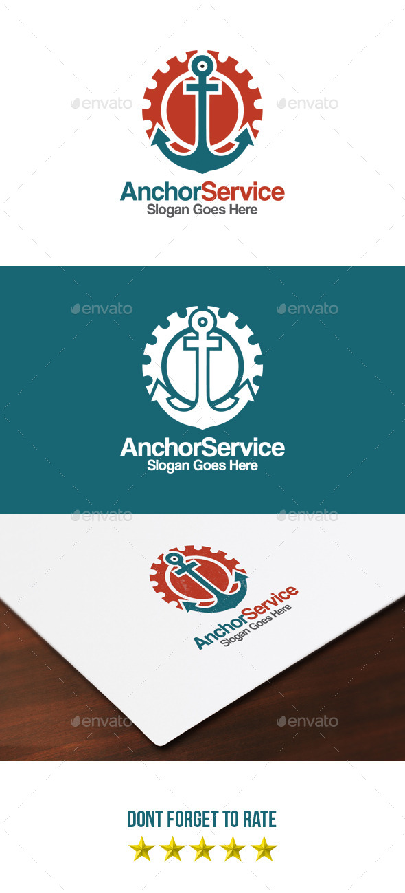 GraphicRiver Anchor Service Logo 9254429 GraphicRiver Anchor Service Logo 9254429