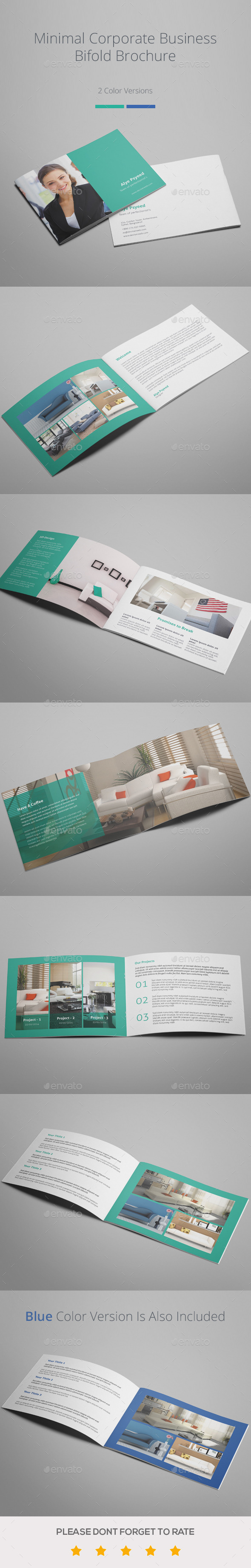 GraphicRiver Minimal Corporate Business Bi Fold Brochure 9254748 GraphicRiver Minimal Corporate Business Bi Fold Brochure 9254748
